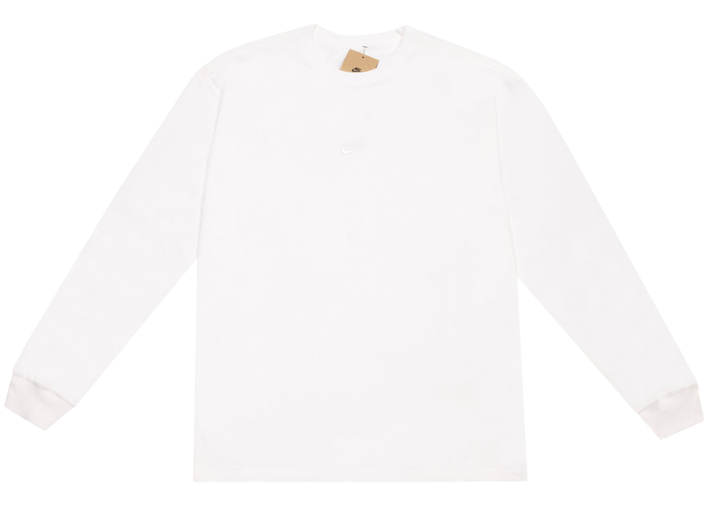 Nike Sportswear Premium Essentials L/S Tee in White