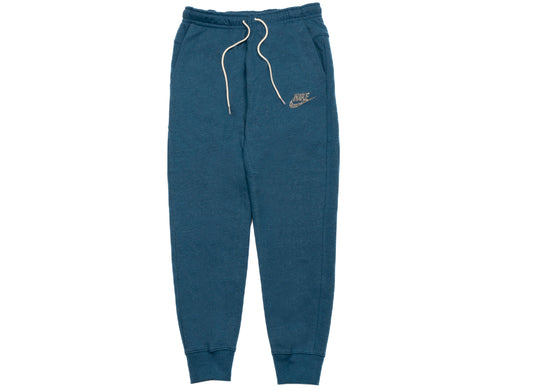 Nike Sportswear Revival Fleece Joggers in Marina / White