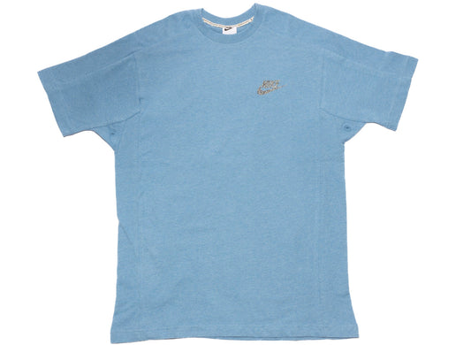 Nike Sportswear Revival S/S Top in Dutch Blue / White