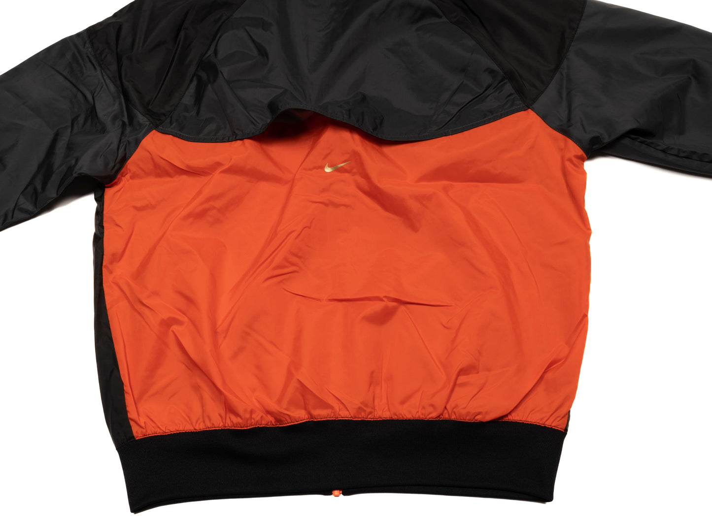 Nike Sportswear Sport Essentials Woven Hooded Jacket in Black / Anthracite / Yellow Strike