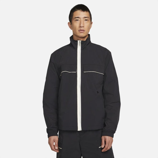 Nike Sportswear Style Essentials M65 Jacket in Black / Sail / Ice Silver