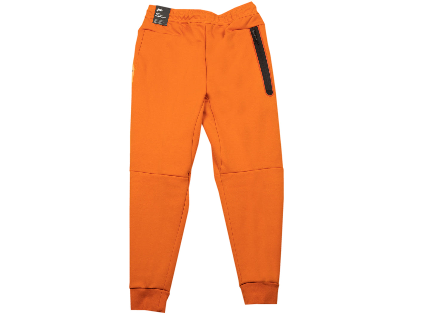 Nike Sportswear Tapered Tech Fleece Joggers in Campfire Orange / Orange Frost / Black
