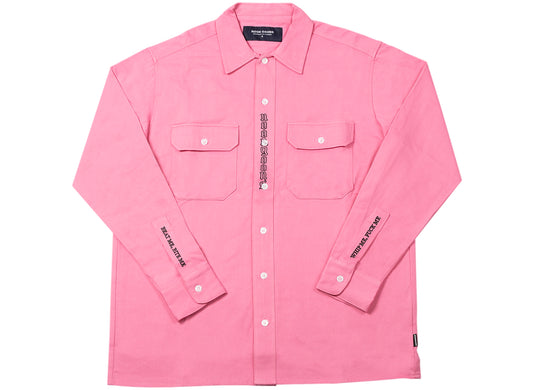 Noon Goons Johnny's Workwear Shirt in Pink