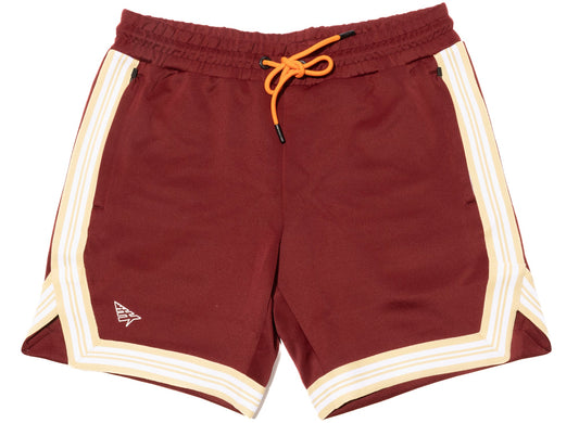 Paper Planes Crew League Shorts in Cabernet