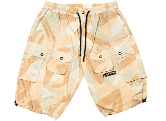 Paper Planes Parachute Cargo Shorts in Desert
