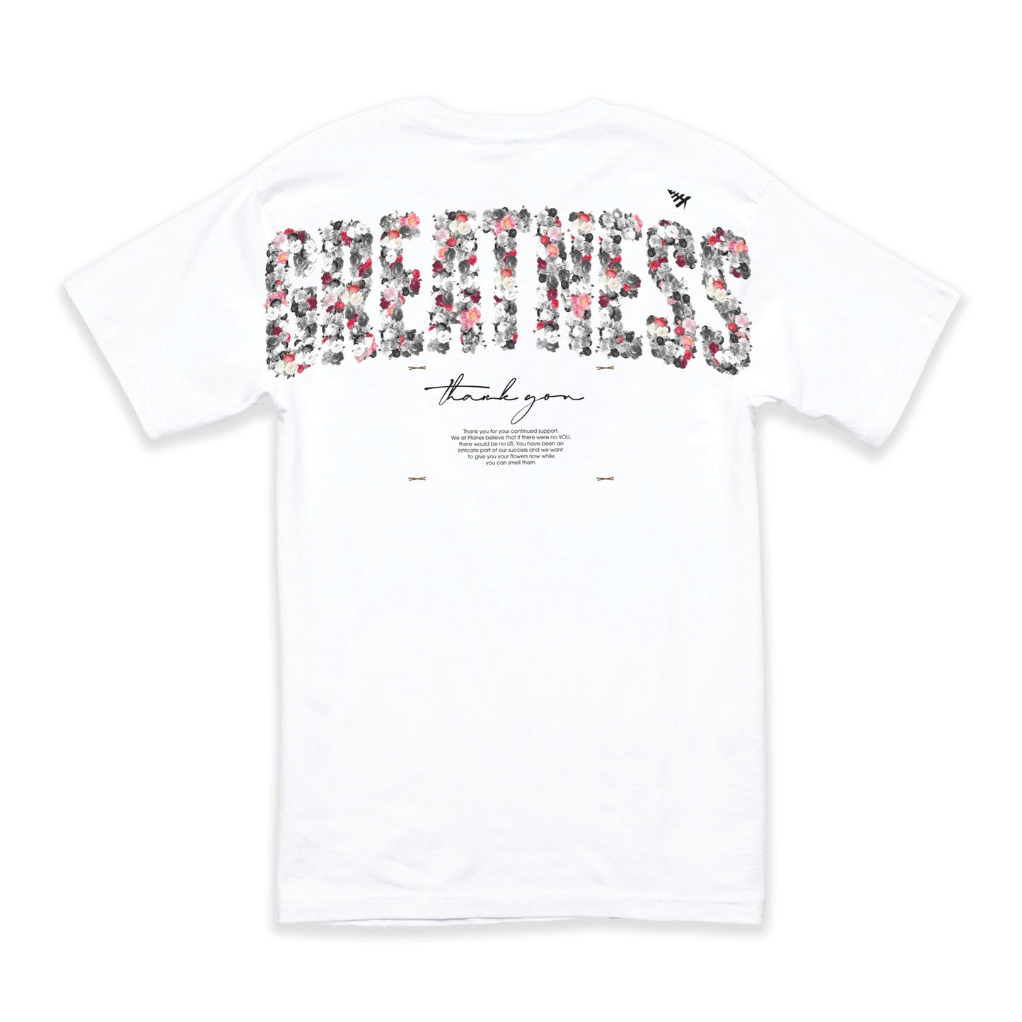 Paper Planes Rose From Greatness T-Shirt in Weiß
