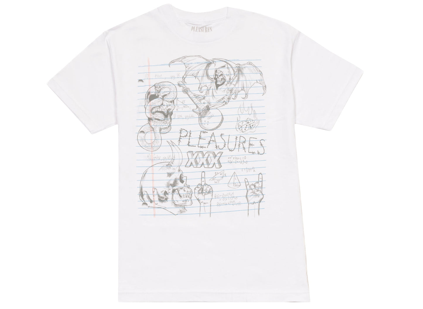 Pleasures Homework Tee in White