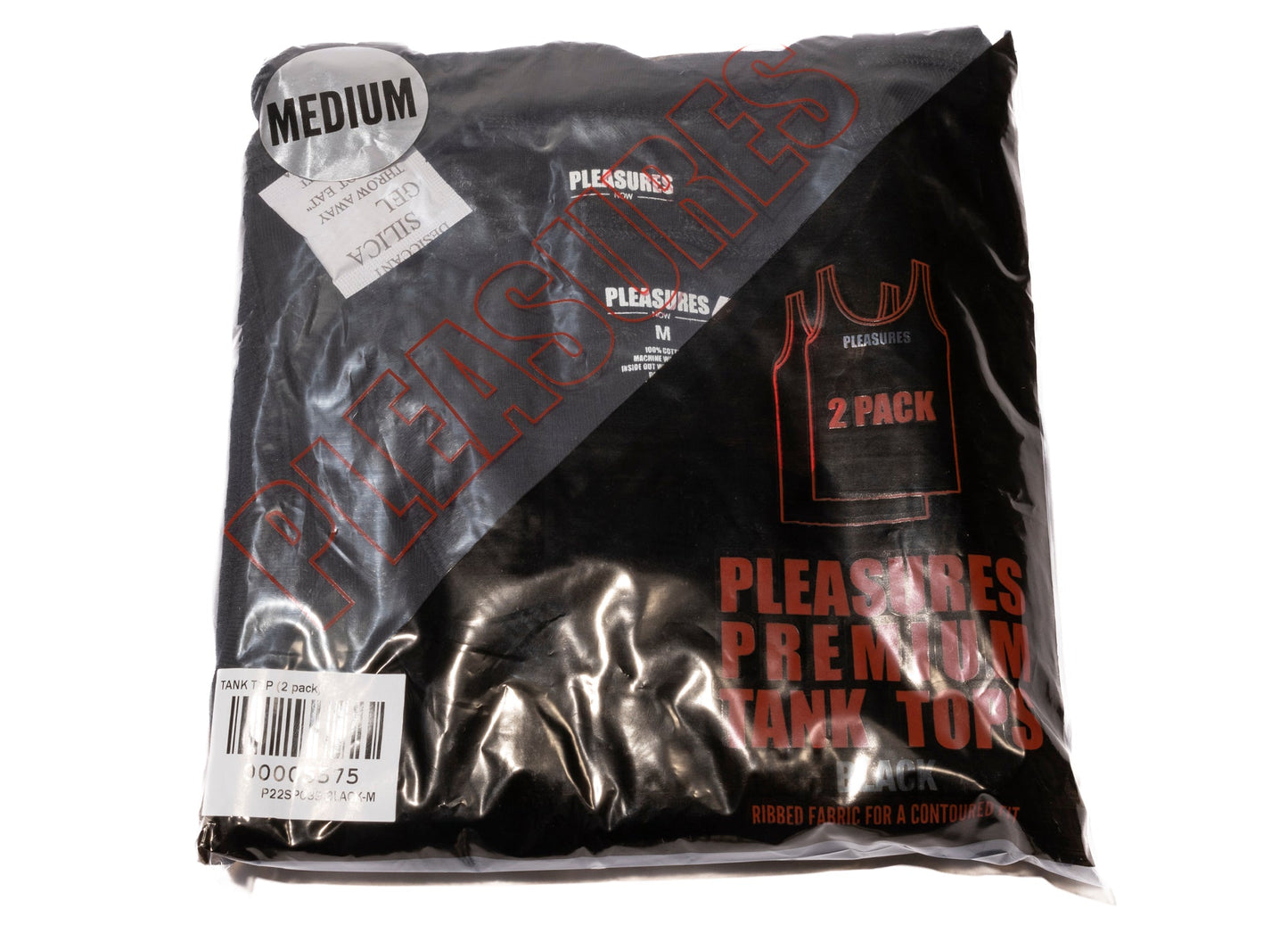 Pleasures Tank Top 2 Pack in Black