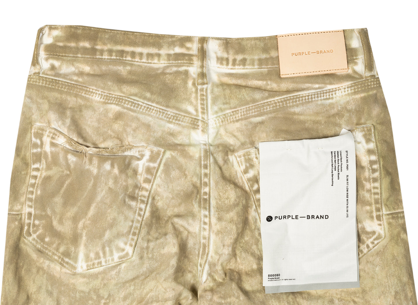 Purple Brand Khaki Mechanic Dirty Jeans