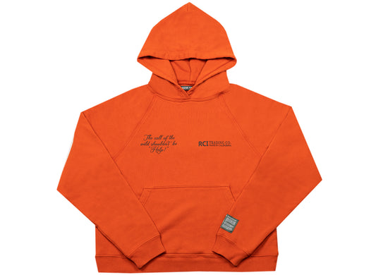 Reese Cooper Call of the Wild Hooded Sweatshirt in Orange