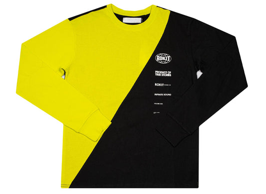 Rokit Slasher Longsleeve in Yellow / Black