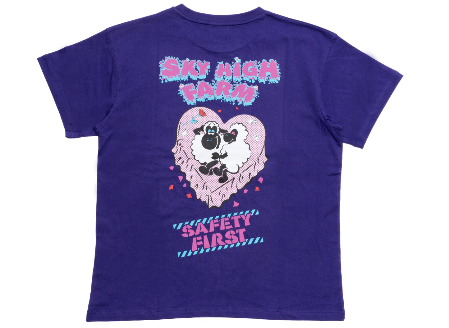 Sky High Farm Flatbush Printed Tee in Purple - view 2
