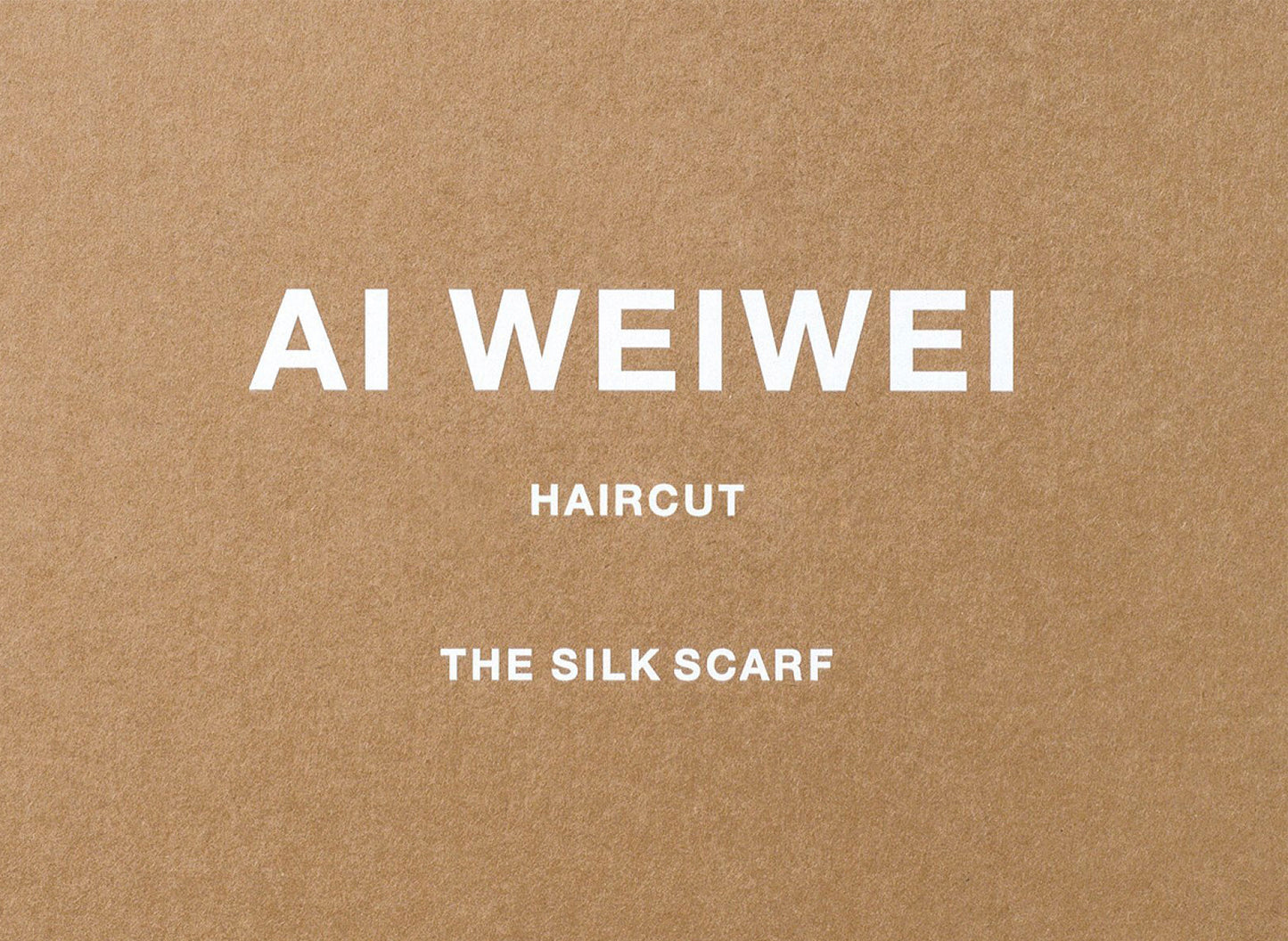 Taschen Limited Edition Schal 'Haircut' von Ai Weiwei