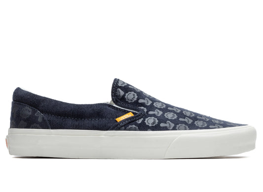 Vans Classic Slip-On 'Trippy Cord' in Navy / Multi