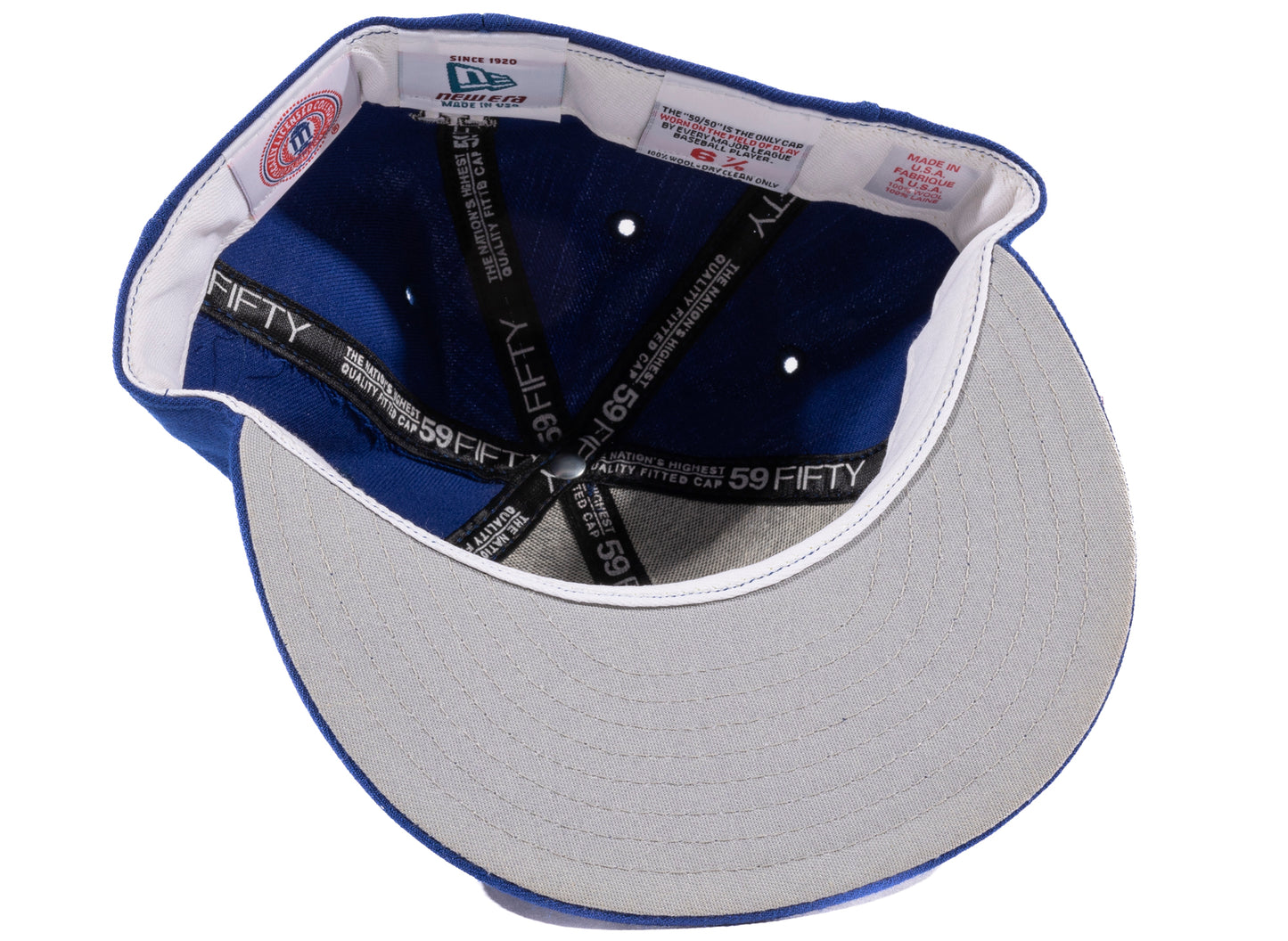 Vintage Kentucky Fitted Hat in Blue / White