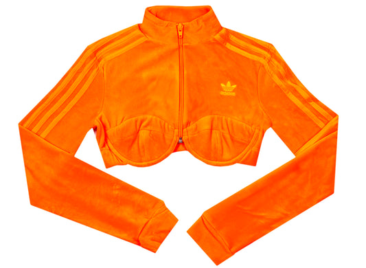 Women's Adidas Jeremy Scott Track Top in Orange