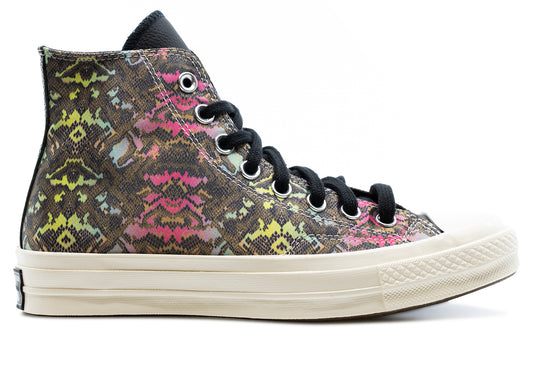 Women's Converse Chuck 70 Hi 'Digital Daze' in Black / Hyper Pink / Egret