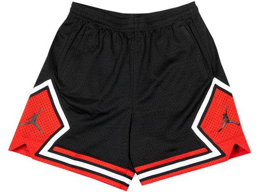 Women's Jordan Essential Diamond Shorts in Black / University Red