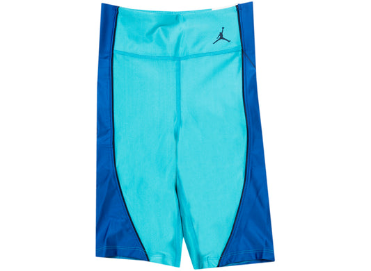 Women's Jordan Essentials Leg Shorts in Blue Lagoon / Game Royal / Blue Void