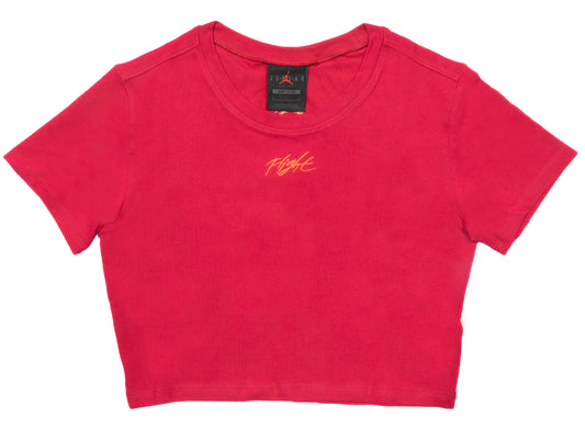 Women's Jordan (Her)itage Core Top in Mystic Hibiscus / Bright Crimson