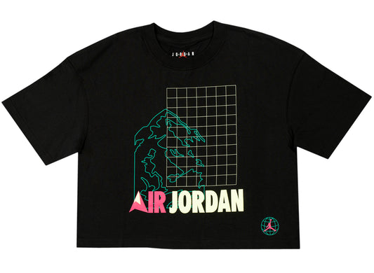 Women's Jordan Winter Utility Tee in Black