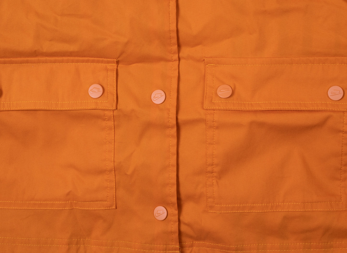 Women's Nike Sportswear Woven Jacket in Magma Orange / Black