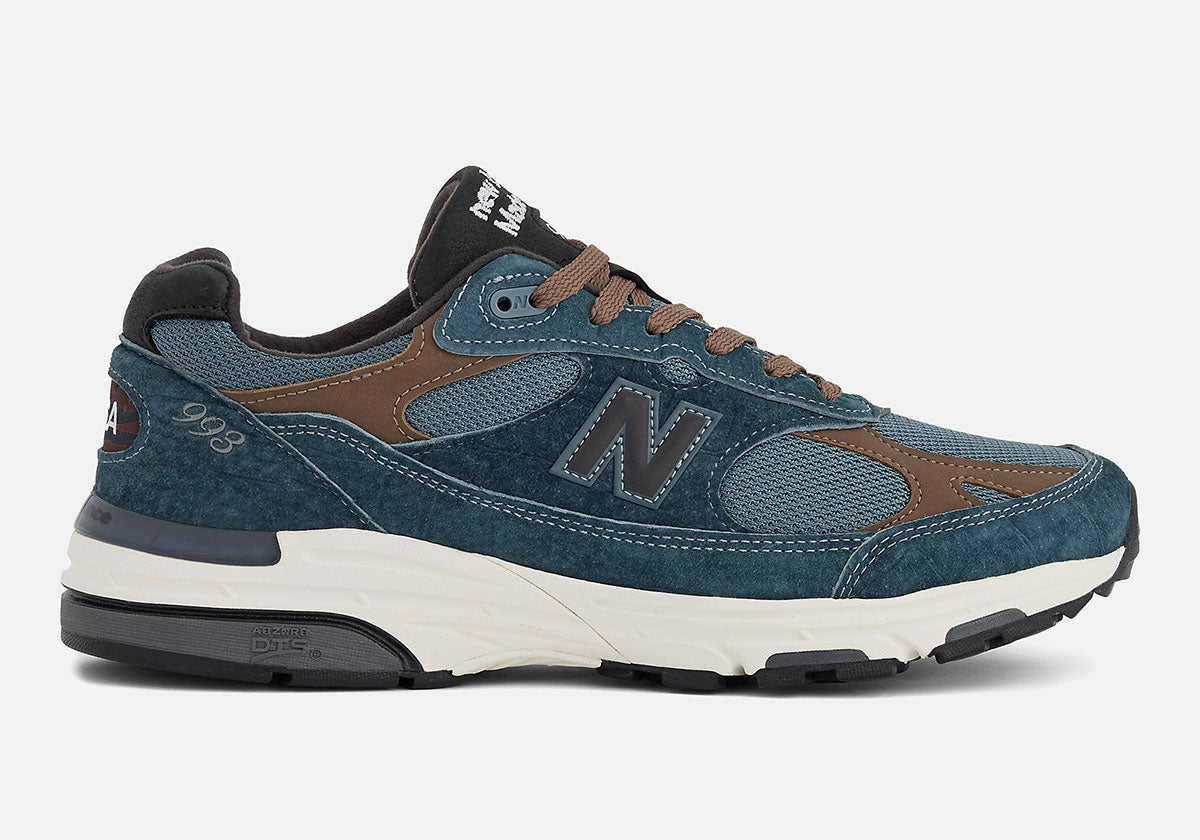 New Balance 993 Made in USA Shadow Blue U993BC, photo via Sneaker News