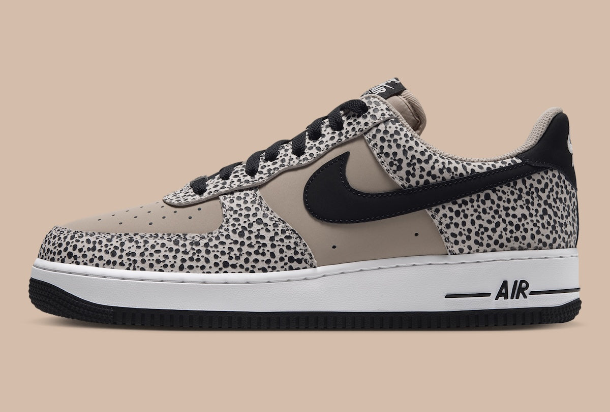 Nike Air Force 1 Low Safari IX4837-253, lateral side. Photo via Sneaker Bar Detroit / Nike