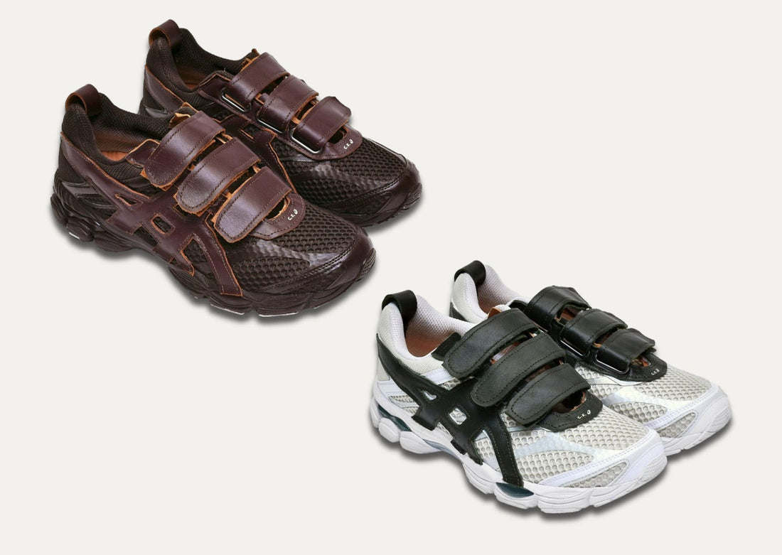 Camiel Fortgens x ASICS Gel-Cumulus 16 Velcro strap colorways product packshot