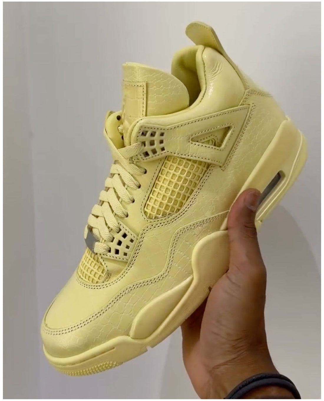 J Balvin × Air Jordan 4 Lemonade — in-hand radar