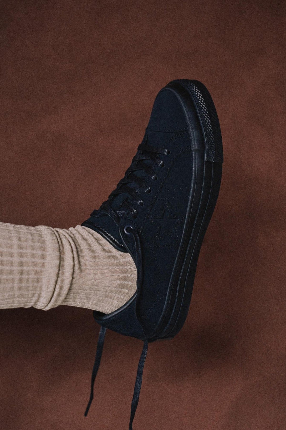 Converse × BIOTOP × Arihara Miyuki One Star Suede AM — on-foot campaign, BIOTOP official