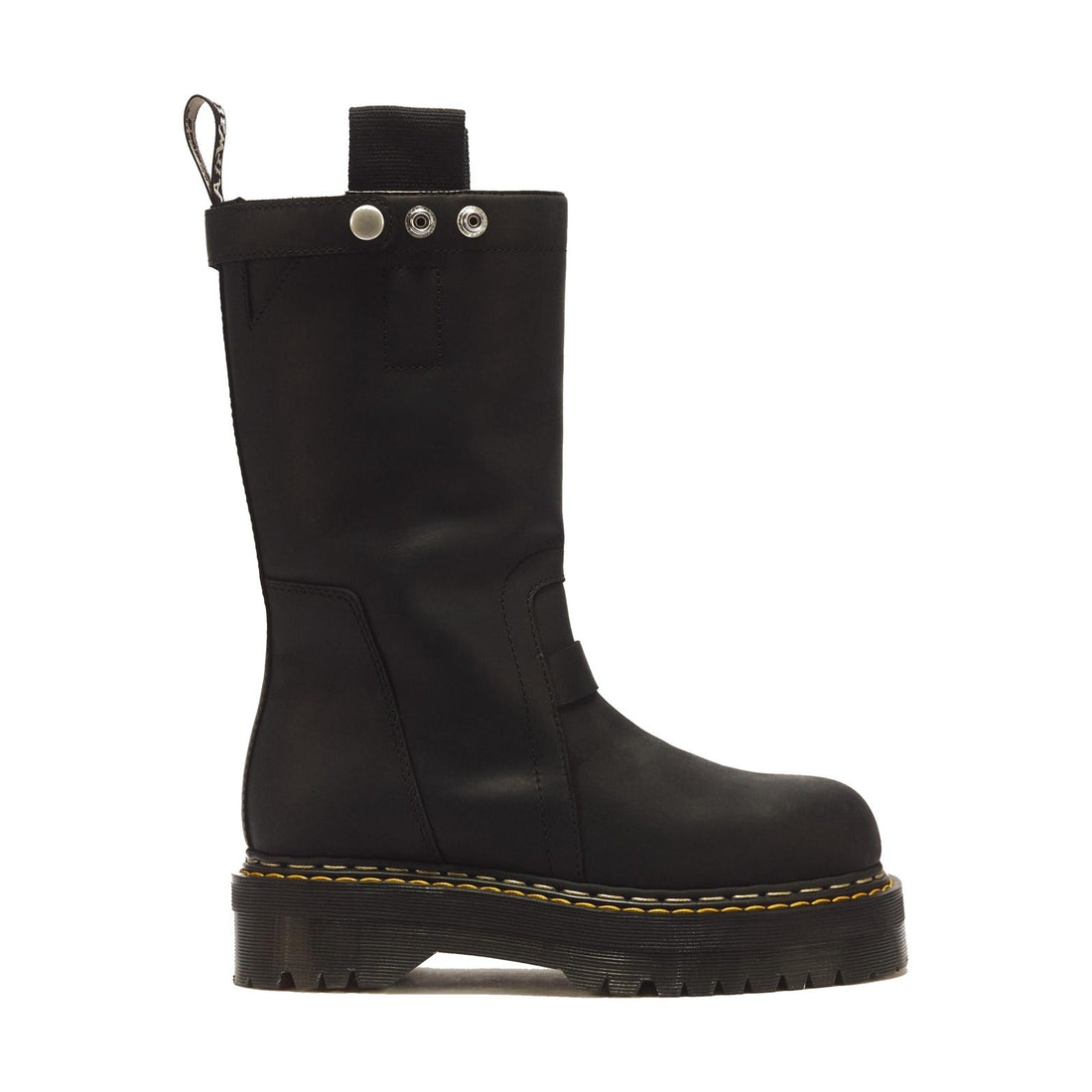 Dr. Martens x Rick Owens Quad Sole Pull On Boot black — official Dr. Martens