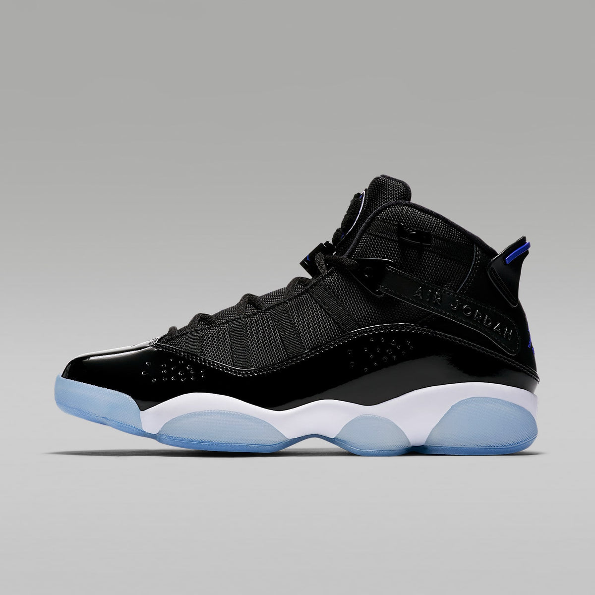 Jordan 6 Rings Black/White/Hyper Royal 322992-016 official Nike lateral hero