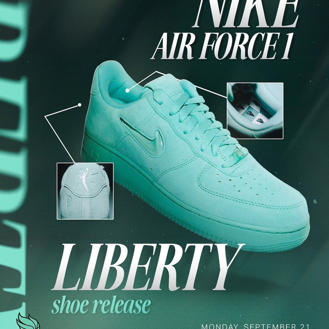 Nike AF1 Jewel NY Liberty IR5101-300
