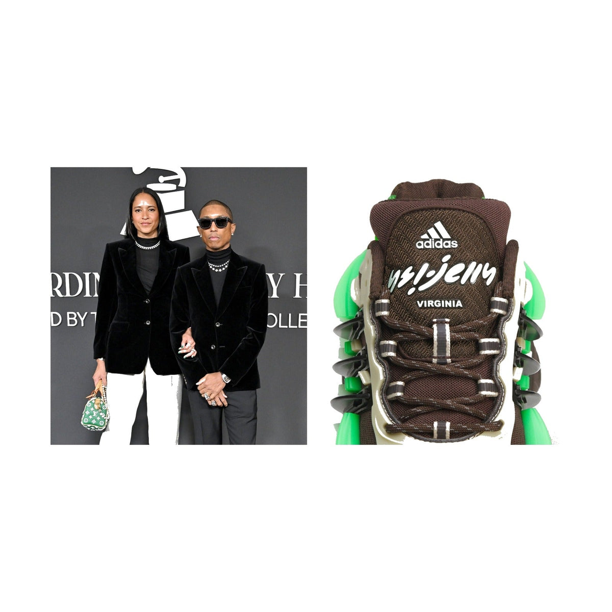 Pharrell x adidas Adistar Jellyfish Dark Brown Frozen Green KK2888 product packshot