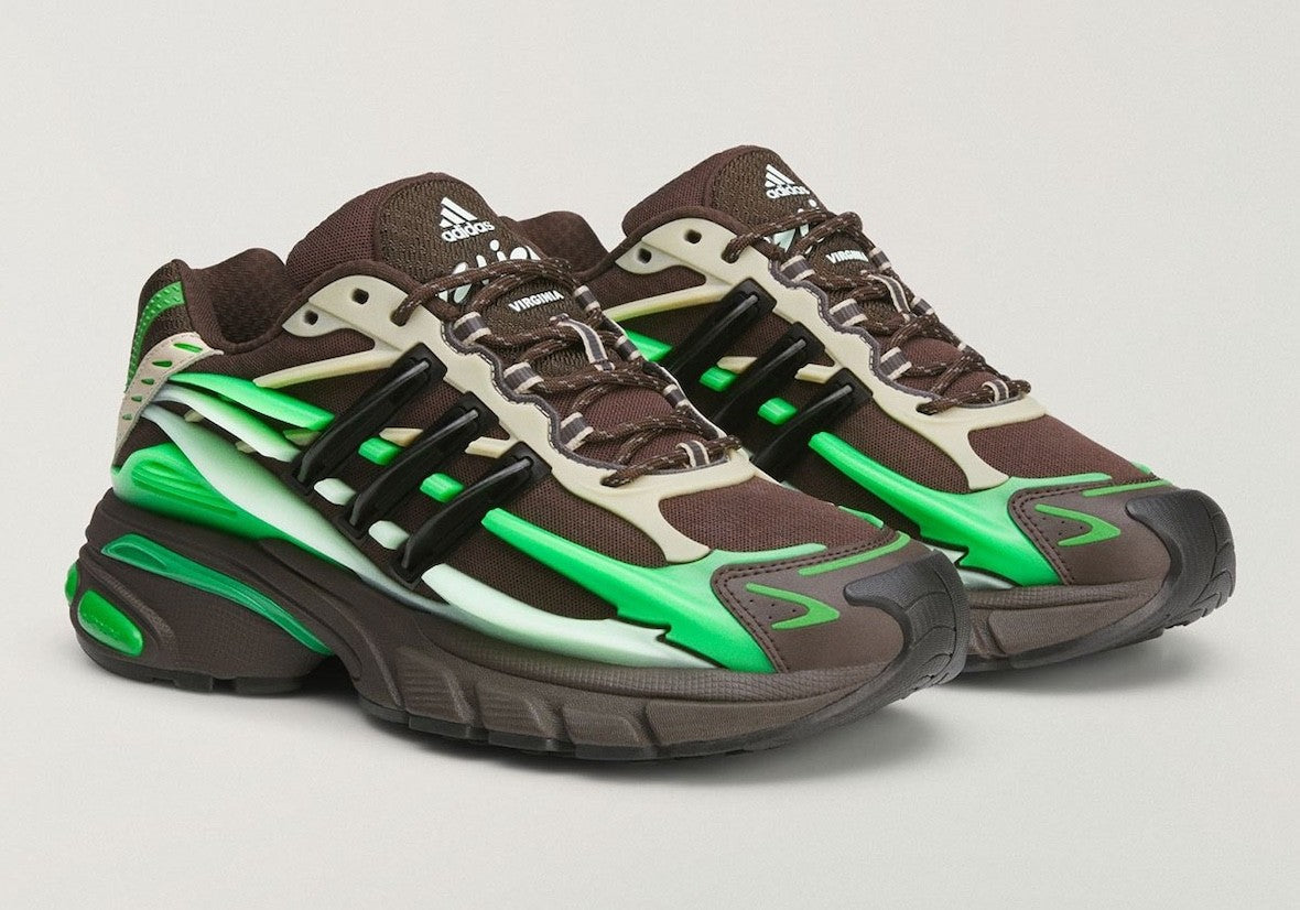 Pharrell x adidas Adistar Jellyfish Dark Brown Frozen Green KK2888 product packshot