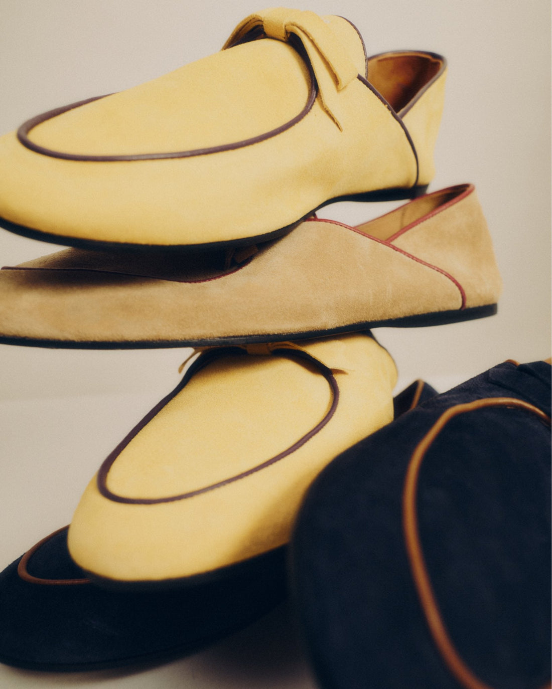Polo Ralph Lauren women’s Spring 2027 — Polo loafers in new suede colors, official campaign still