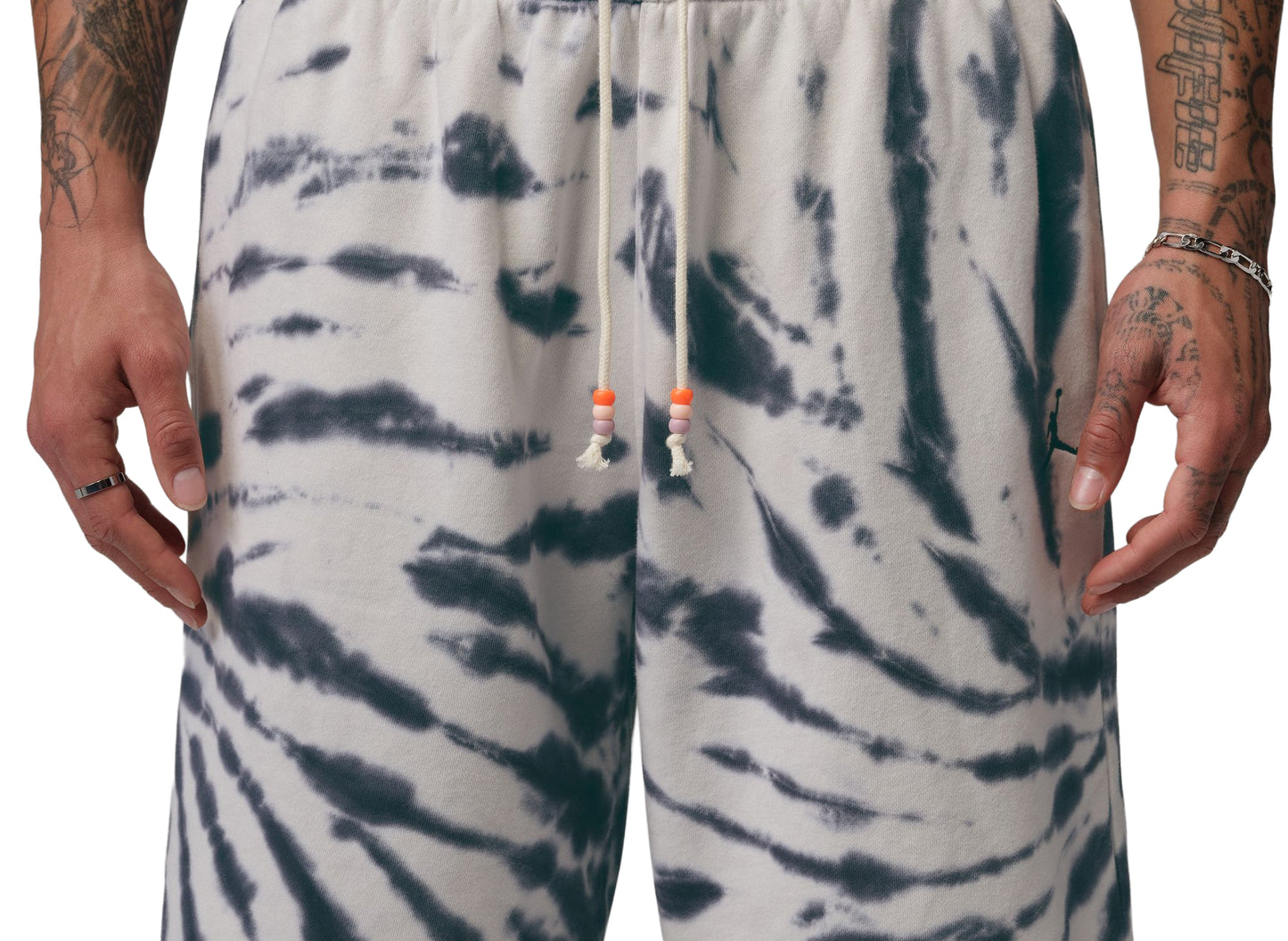 Jordan Brooklyn Fleece Tie-Dye Festival Short in Sail