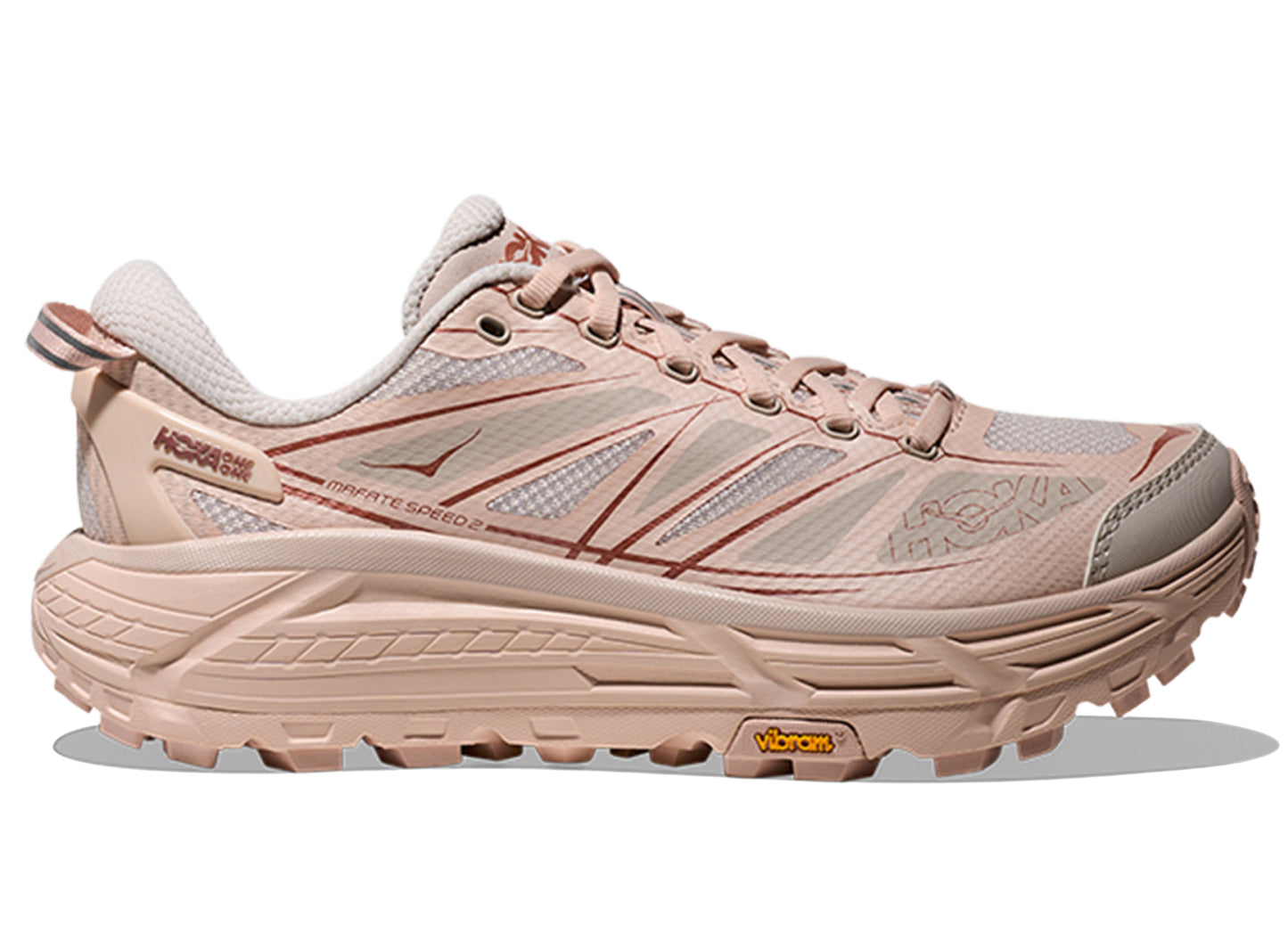 Unisex Hoka Mafate Speed 2 in Beech Wood / Stucco
