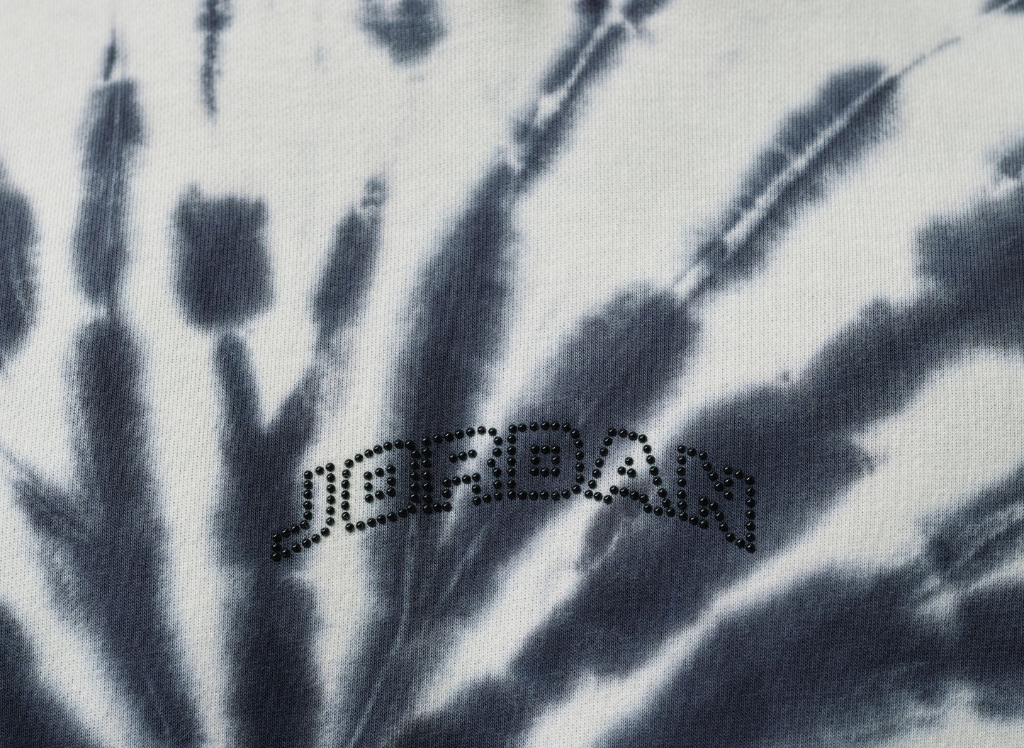 Jordan Brooklyn Fleece Tie-Dye Pullover Festival Hoodie in Sail