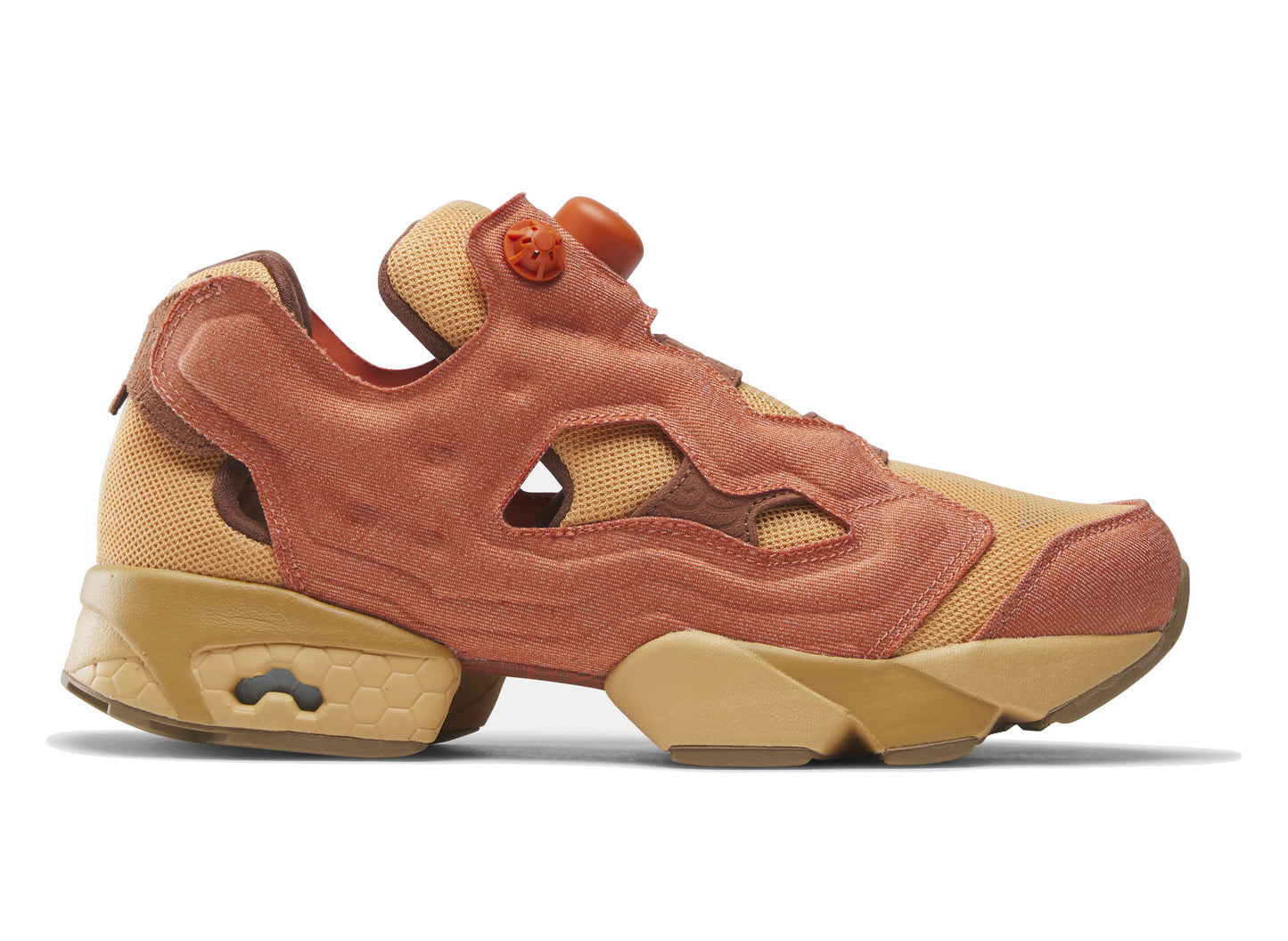 Reebok x Avatar: The Last Airbender Instapump Fury 94 in Orange / Yellow - lateral view