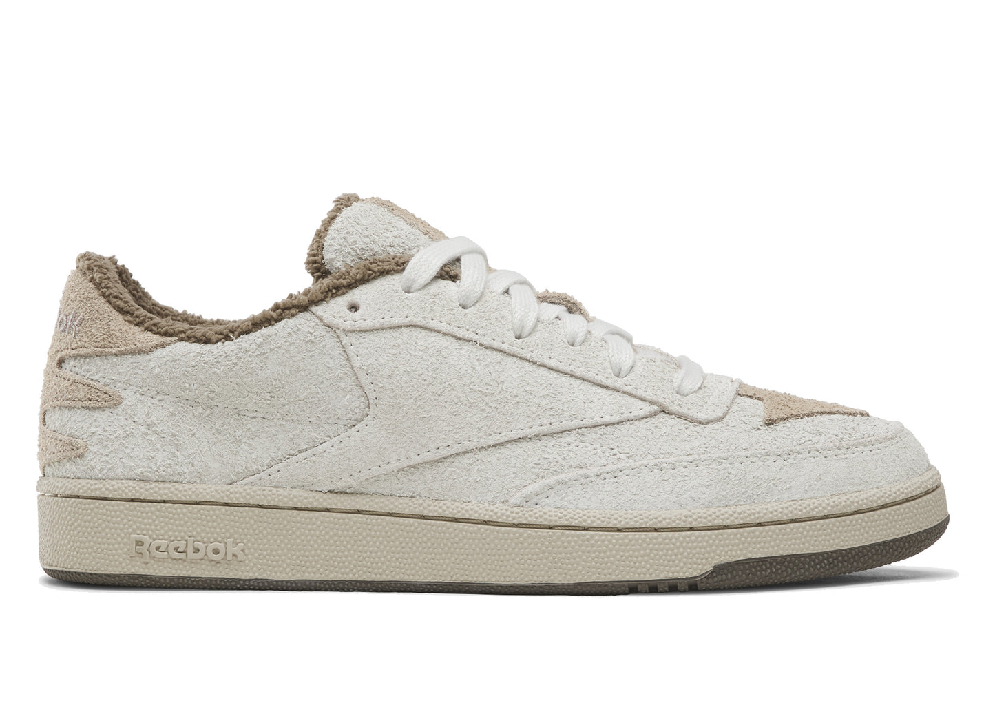 Reebok x Avatar: The Last Airbender Club C 85 in Chalk / Brown / Tan - lateral view