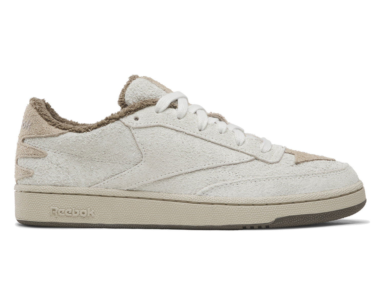 Reebok x Avatar: The Last Airbender Club C 85 in Chalk / Brown / Tan - lateral view