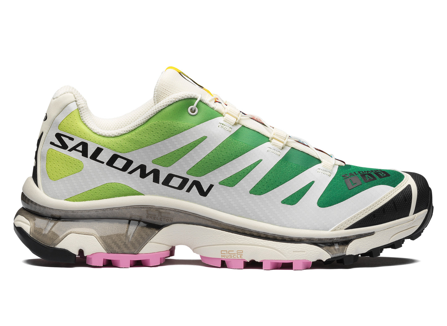 Salomon XT-4 OG L49216800 Vanilla Ice / Acid Lime / Pink Frosting view 1