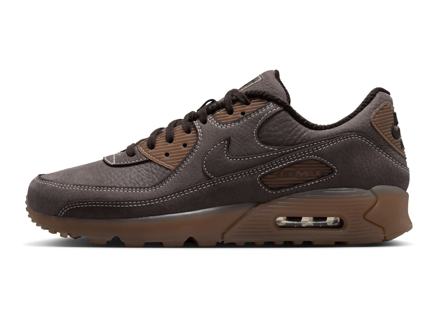 Nike Air Max 90 SP in Shadow Brown and Buff, men's lifestyle sneaker, view 2