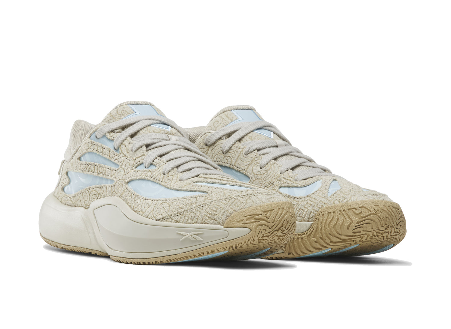 Reebok x Avatar: The Last Airbender Engine A 26 in Sport Beige / Brown - front three-quarter view