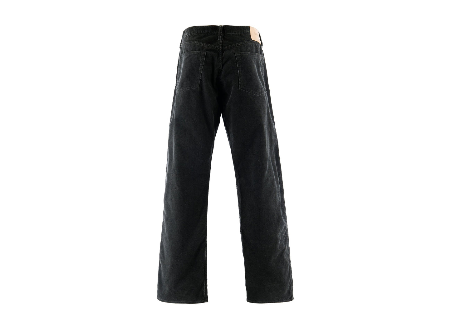 Saint Michael Corduroy Straight Pants in Black - back