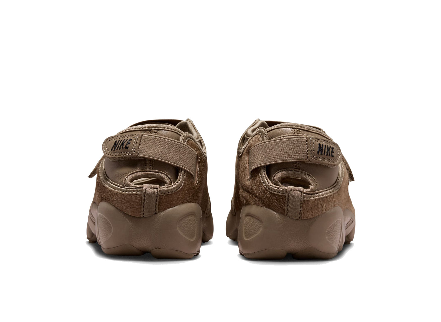Women's Nike Air Rift in Dark Driftwood / Black, women's shoe in a dark driftwood colorway, view 3