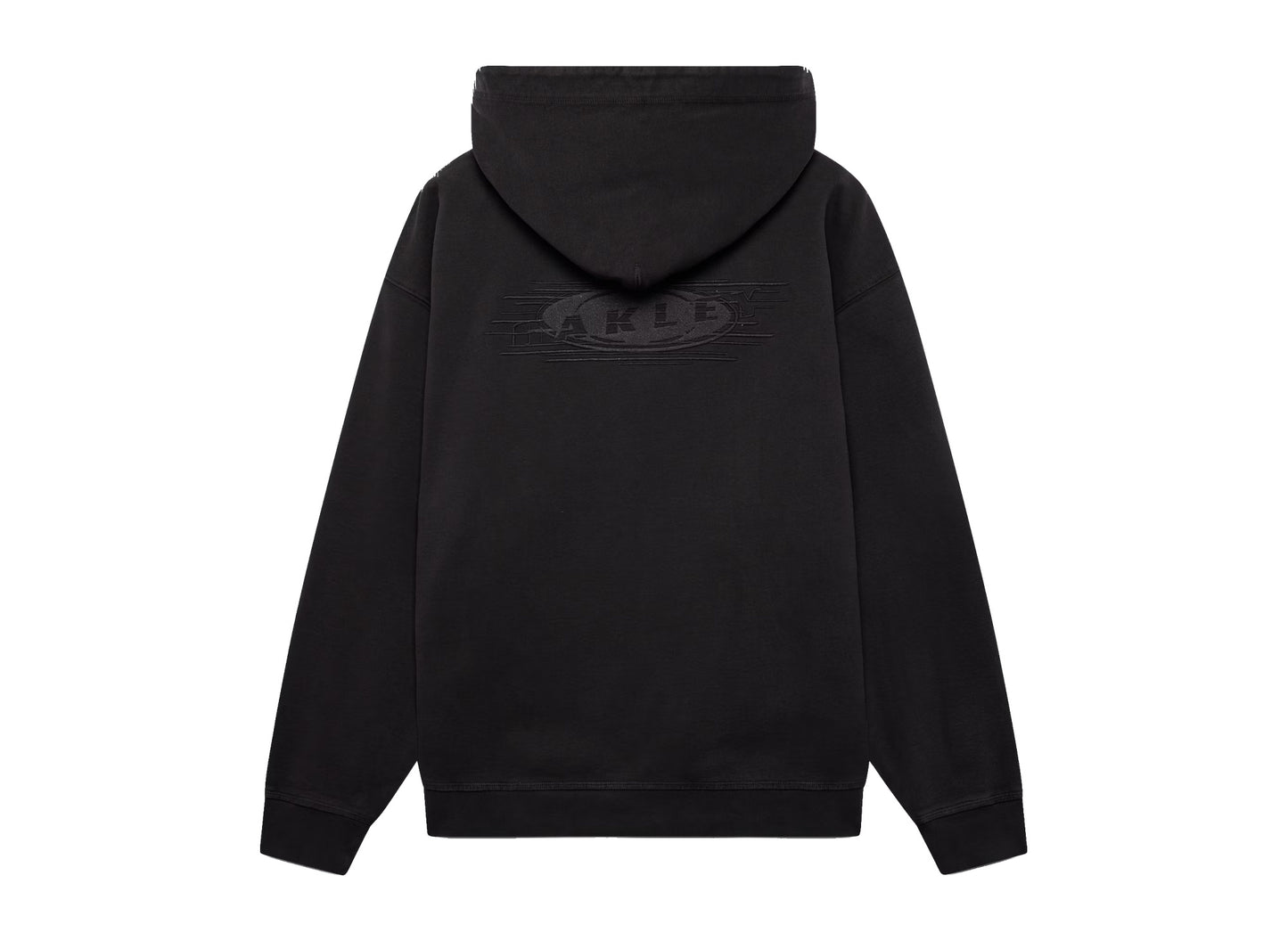Oakley Echo Mod Embroidered Hoodie in Pitch Black