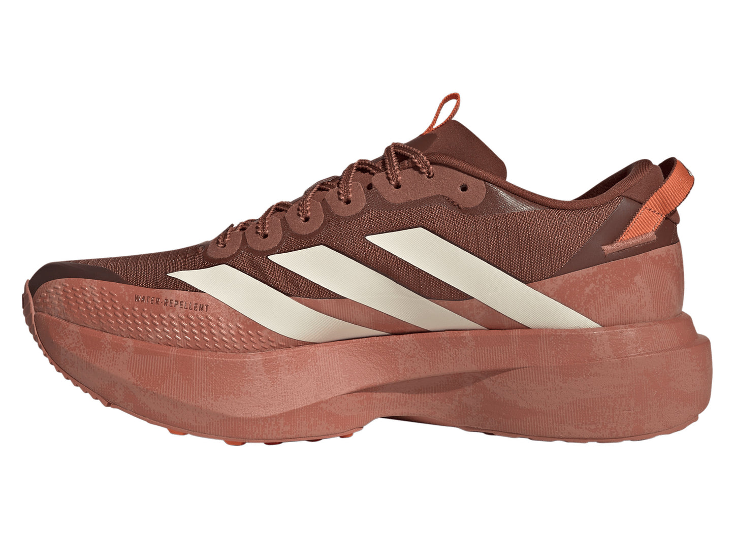 adidas Adizero EVO SL ATR in Burnt Sienna / Wonder White, men's running shoe, view 2